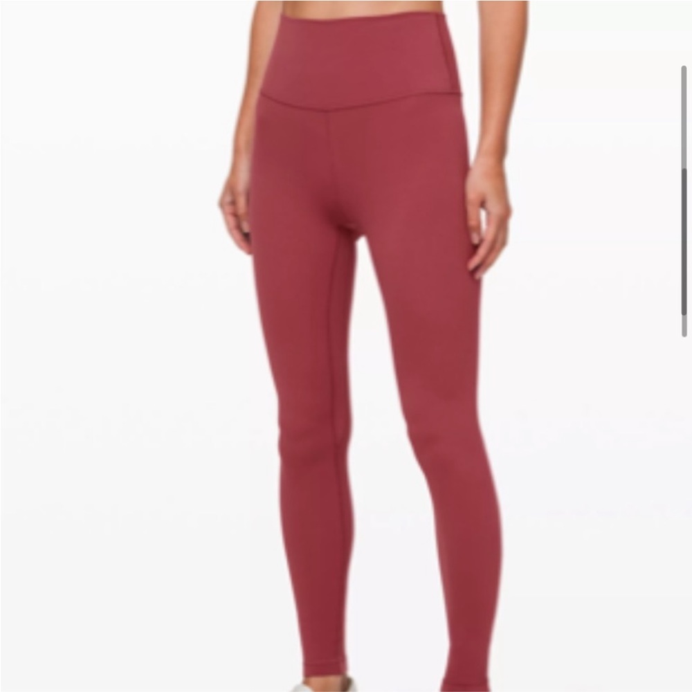 Lululemon Align 28” size 8 Chianti